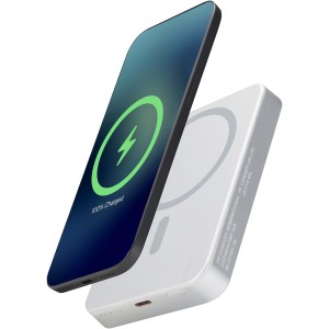 Avis m�gneses powerbank, 10.000 mAh, ez�st