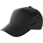 5 paneles baseballsapka, fekete
