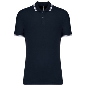 Kariban f�rfi r�vidujj� gall�ros p�l�, Navy/White